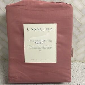 Casaluna Temperature Balancing Full Sheet Set Rose